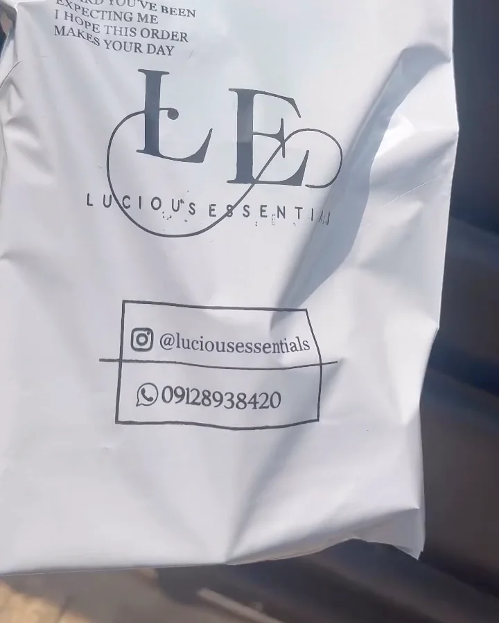 A Lucious Essentials order in its signature mailer