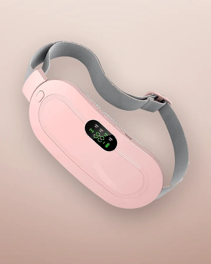 The pink menstrual cramps relief belt