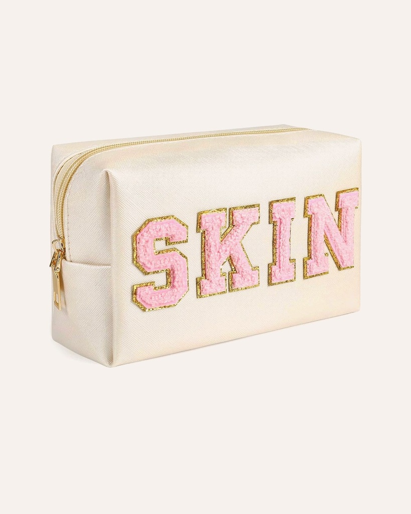 Chenille Letter Pouch