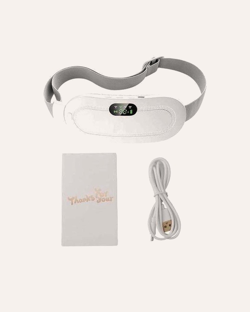 Menstrual Cramps Relief Belt (White)