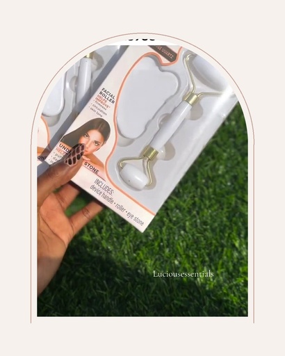 Jade Roller & Gua Sha Set (White)
